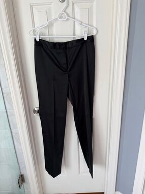Talbots Classic Black satin pants